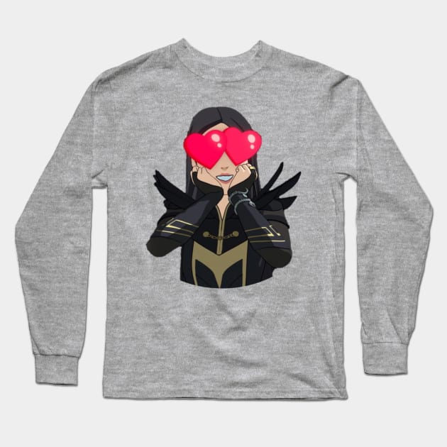 Heart Eyes Claudia | The Dragon Prince Long Sleeve T-Shirt by Dearalanaaaa